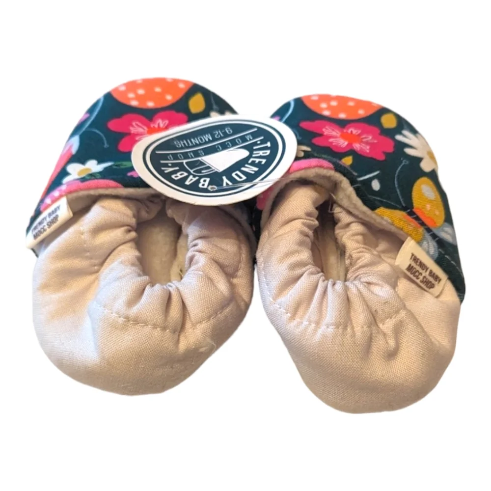 Trendy Baby 9-12m Forest Pattern Moccasin
